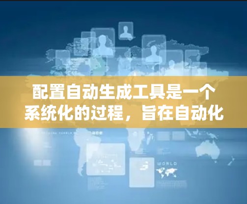 配置自动生成工具是一个系统化的过程,旨在自动化文档或数据的生成。以下是一个详细而系统化的指南,帮助您理解和操作自动生成工具 配置自动生成工具是一个系统化的过程,旨在自动化文档或数据的生成。以下是一个详细而系统化的指南,帮助您理解和操作自动生成工具