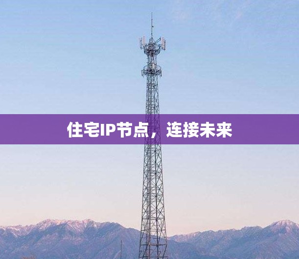 住宅IP节点,连接未来 住宅IP节点,连接未来