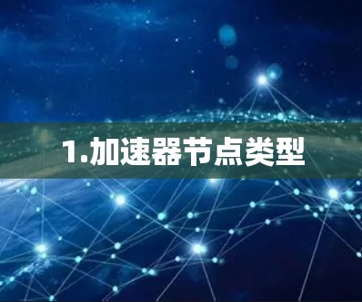 1.加速器节点类型 1.加速器节点类型