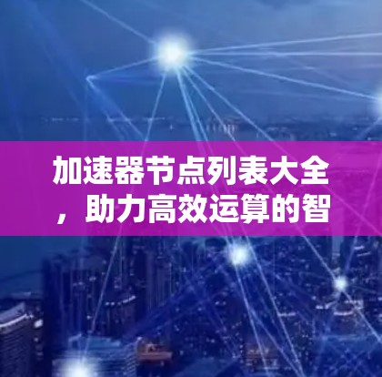 加速器节点列表大全,助力高效运算的智能工具 加速器节点列表大全,助力高效运算的智能工具