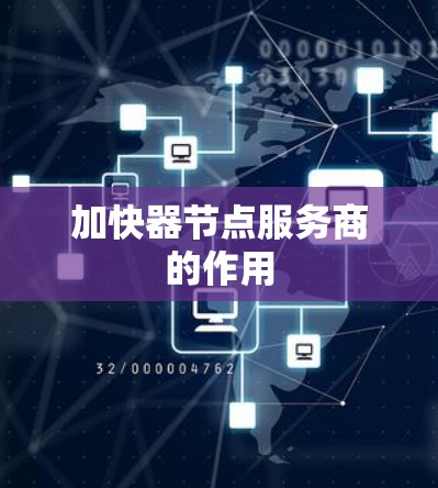 加快器节点服务商的作用