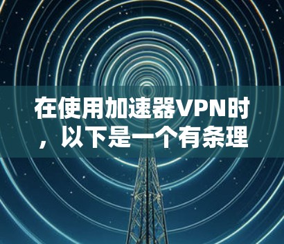 在使用加速器VPN时,以下是一个有条理的指南,帮助你找到适合自己的解决方案 在使用加速器VPN时,以下是一个有条理的指南,帮助你找到适合自己的解决方案