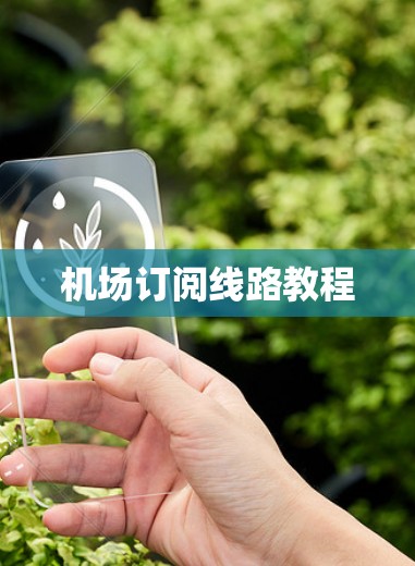 机场订阅线路教程 机场订阅线路教程