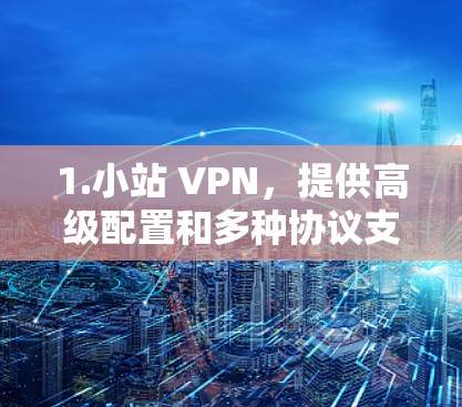 1.小站 VPN,提供高级配置和多种协议支持,适合需要高安全性的用户 1.小站 VPN,提供高级配置和多种协议支持,适合需要高安全性的用户