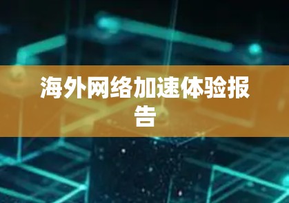 海外网络加速体验报告