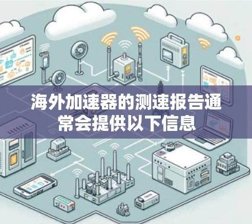海外加速器的测速报告通常会提供以下信息 海外加速器的测速报告通常会提供以下信息