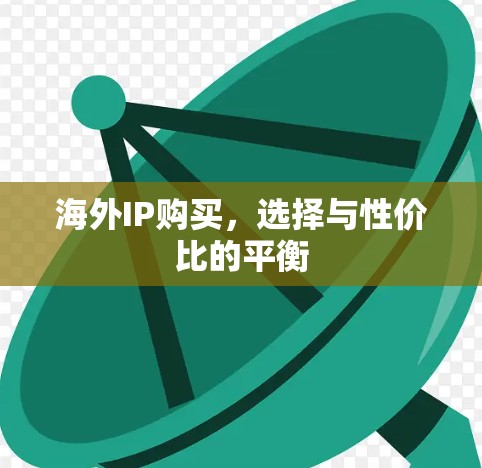 海外IP购买,选择与性价比的平衡 海外IP购买,选择与性价比的平衡