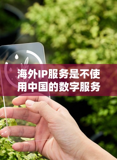 海外IP服务是不使用中国的数字服务,而是使用其他国家的数字服务,如中国的国外服务器、美国的服务器等。以下是一些关键点,帮助你更好地理解和使用这些服务 海外IP服务是不使用中国的数字服务,而是使用其他国家的数字服务,如中国的国外服务器、美国的服务器等。以下是一些关键点,帮助你更好地理解和使用这些服务