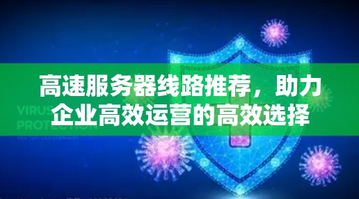 高速服务器线路推荐,助力企业高效运营的高效选择